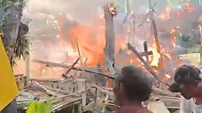 Rumah Warga di Cibeber Hangus Terbakar, Kerugian Capai Rp150 Juta