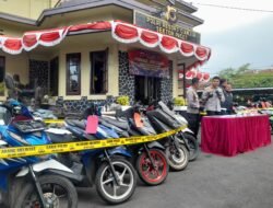 Polsek Pacet Bongkar Komplotan Curanmor, 23 Motor Disita