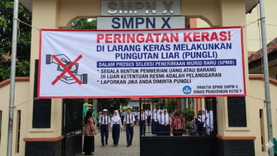 Disdikpora Imbau Sekolah Pasang Spanduk Larangan Pungli Saat SPMB 2026
