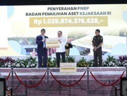 Kejaksaan RI Setorkan Rp1,02 Triliun ke Negara, Hasil Lelang Aset dan Penelusuran Harta Edy Tansil
