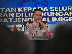 Dirjen Imigrasi Minta Jajaran Fokus Kerja dan Hilangkan Budaya Kerja Lama yang Tidak Patut
