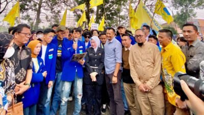 Aksi PMII di DPRD Cianjur Diwarnai Kekecewaan terhadap Sikap Ketua DPRD