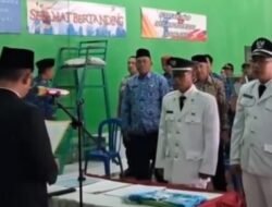 Lantik Pjs Kades Padamulya dan Mekarmulya, Camat Pasirkuda: Jabatan adalah Amanah