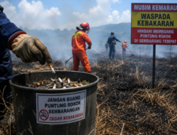 Satpol PP Cianjur Ingatkan Bahaya Puntung Rokok Saat Kemarau