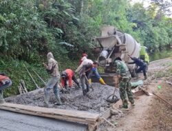 TMMD Ke-129 Kodim 0608 Cianjur Terus Kebut Pembangunan Desa Mekarmukti