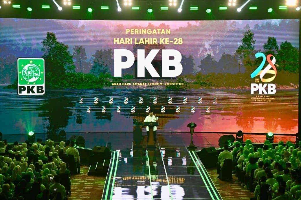 Presiden Prabowo Hadiri Harlah Ke-28 PKB, Tegaskan Arah Baru Ekonomi Berpijak pada Amanat Konstitusi