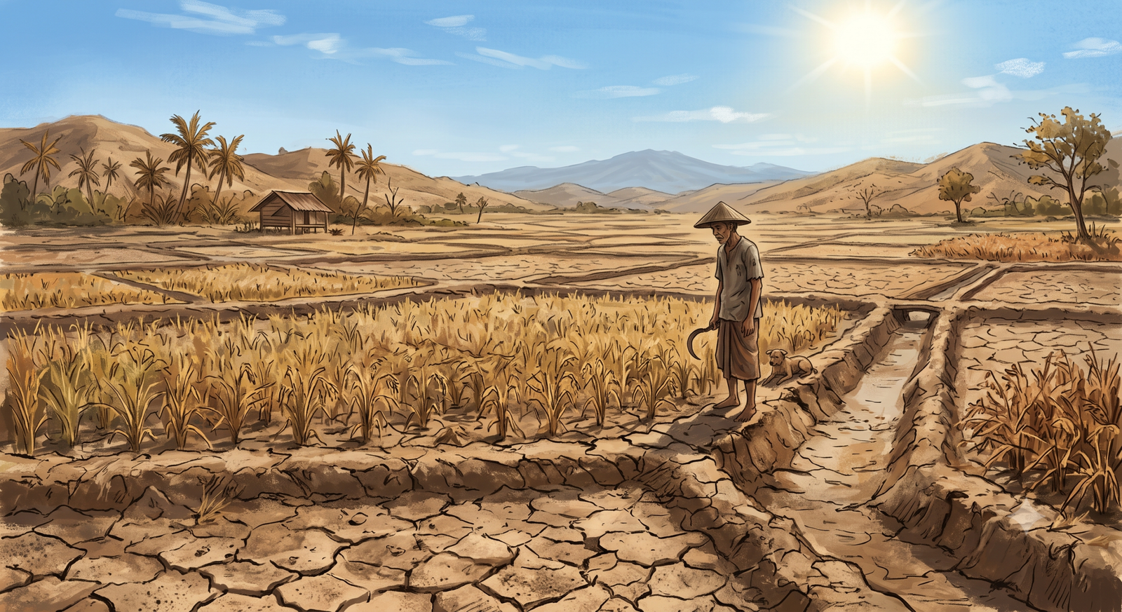 ilustrasi kekeringan