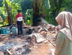 Lagi Tidur, Pria di Cibeber Tertimpa Rumah Roboh Sampai Terluka