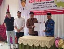 Bupati Cianjur Resmikan Relokasi SDN Pasirkelewih Hasil CSR