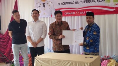 Bupati Cianjur Resmikan Relokasi SDN Pasirkelewih Hasil CSR