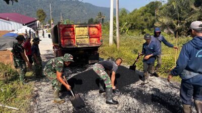 TMMD Hari Kedua, Progres Betonisasi Tembus 42,2 Persen