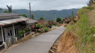 Progres Betonisasi TMMD Cianjur Tembus 65 Persen, Hotmix Hampir Rampung