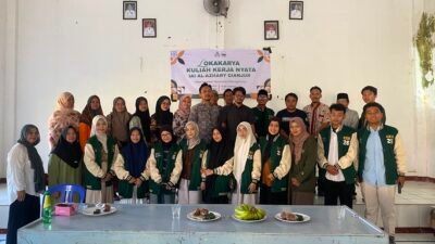 Lokakarya Program Kerja KKN Mahasiswa IAI Al-Azhary Digelar di Desa Sukajaya