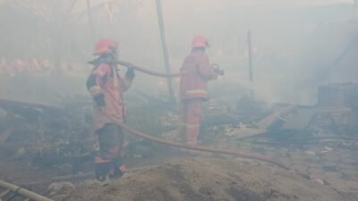Rumah dan Pondok Pesantren di Bojongpicung Hangus Terbakar