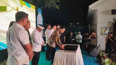 Bupati Resmikan AMDK Tirta Mukti, Perumdam Bidik Tambah PAD Cianjur