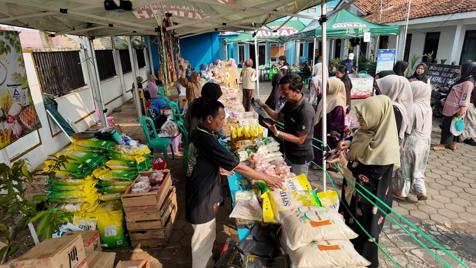17 Kali GPM, Dinas Pangan Kabupaten Cianjur Telah Salurkan 34 Ton Beras SPHP