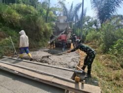 TMMD Ke-129 Cianjur Percepat Pembangunan Jalan dan Rutilahu