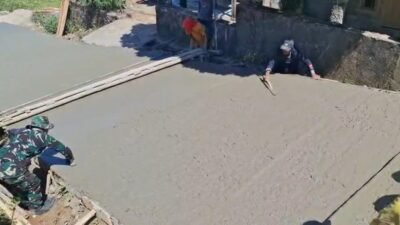 Progres Betonisasi TMMD Cianjur Tembus 72 Persen, Sasaran Fisik Terus Dikebut