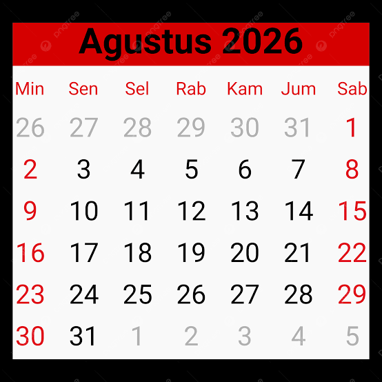 Daftar Hari Besar Agustus 2026 Lengkap, Ada HUT RI ke-81, Hari Pramuka hingga Hari UMKM Nasional