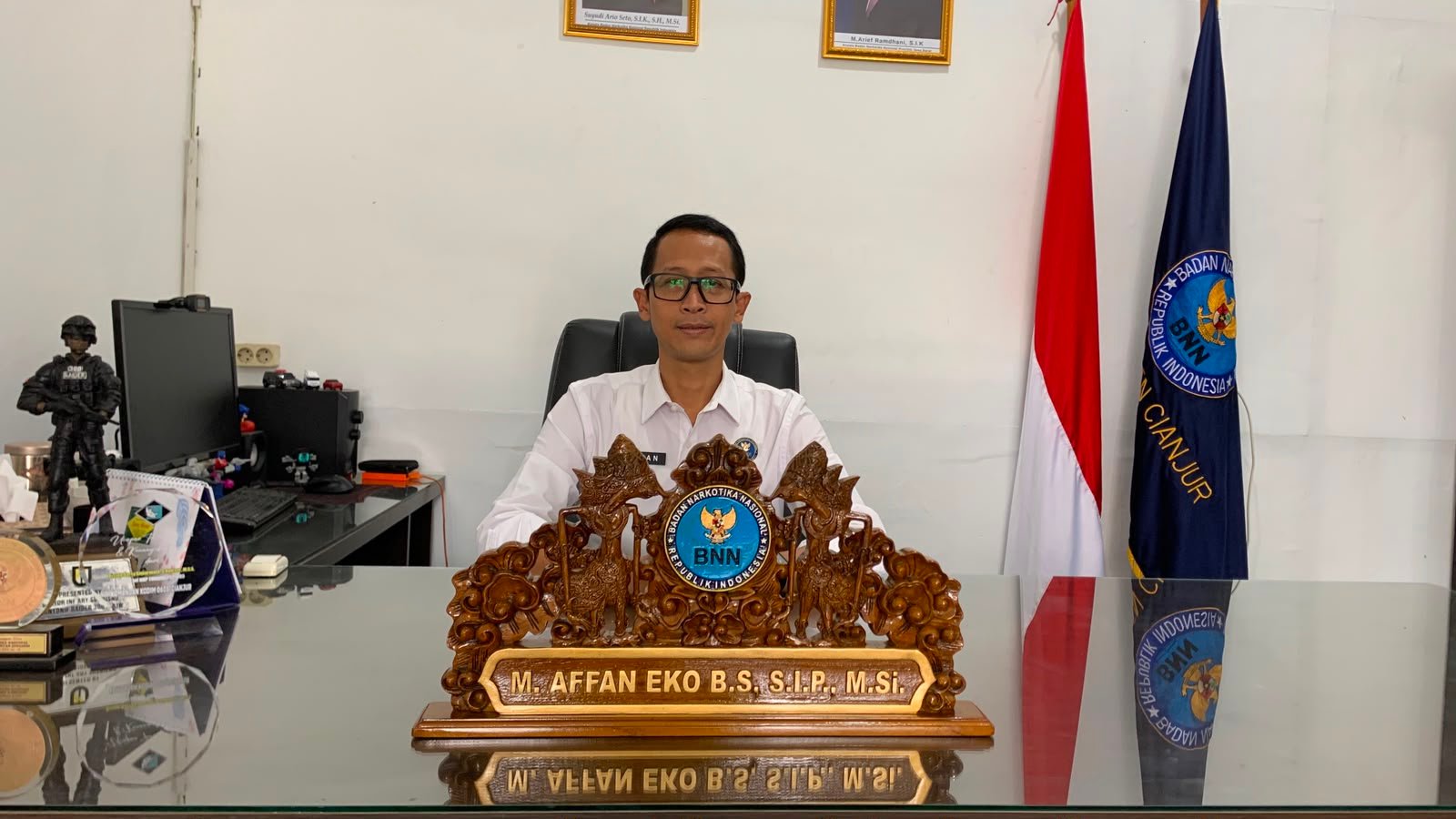 Kepala BNNK Cianjur, Muchamat Affan Eko Budi Santoso