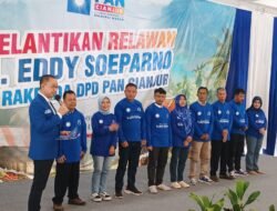 Eddy Soeparno Lantik Ribuan Relawan di Cianjur, Panaskan Mesin Politik Jelang 2029