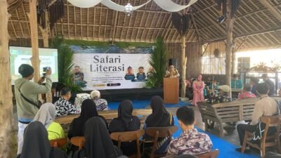 kegiatan Safari Literasi di Taman Sagati, Kabupaten Pangandaran, Jumat 10 Juli 2026.