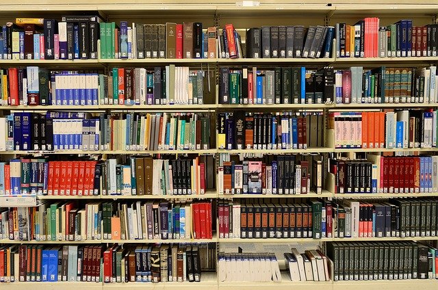 ilustrasi perpustakaan