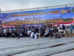 Polri Percepat Swasembada Bawang Putih, Penanaman Serentak Dipusatkan di Cianjur