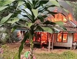 Rumah Warga di Takokak Ludes Terbakar, Kulkas hingga Tiga Kuintal Padi Hangus
