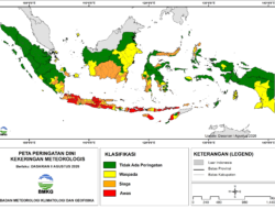 BMKG Keluarkan Peringatan Dini Kekeringan Meteorologis Dasarian II Agustus 2026
