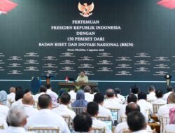Presiden Prabowo Terima 150 Periset BRIN di Istana, Bahas Penguatan Riset Menuju Indonesia Emas 2045