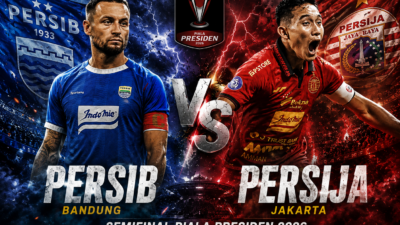 Link Nonton Persib vs Persija Semifinal Piala Presiden 2026, Cek Jadwal Siaran Langsung