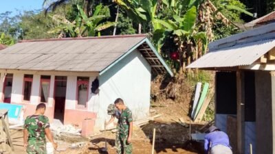 TMMD Kodim 0608 Cianjur Genjot Penyelesaian Rutilahu dan MCK di Desa Mekarmukti