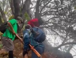 Puluhan Relawan dari Berbagai Daerah Berdatangan Padamkan Api di Gunung Gede