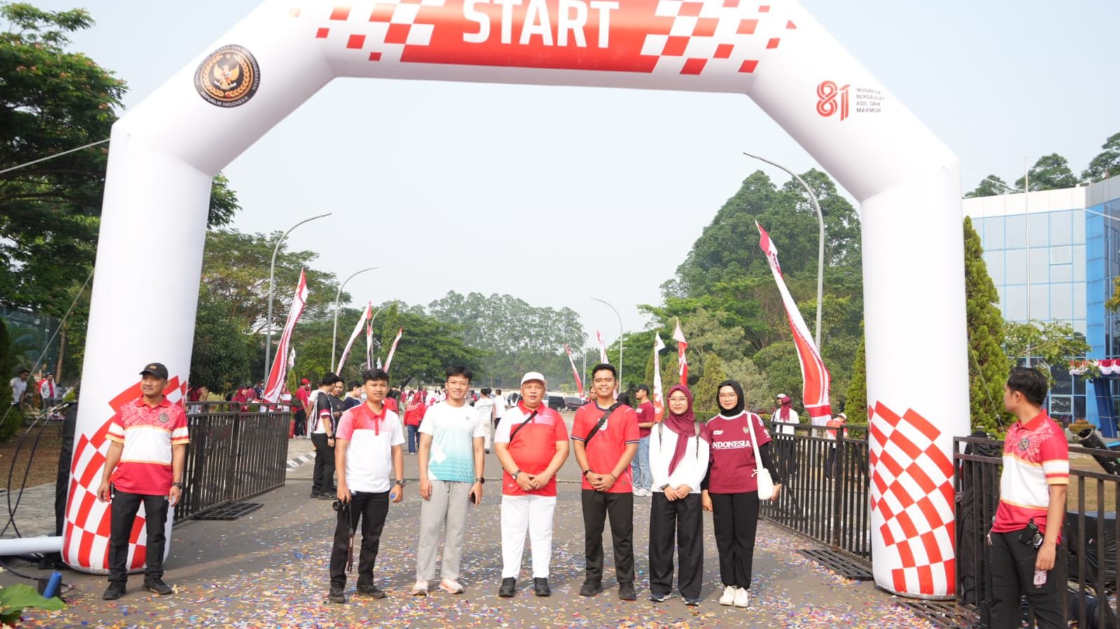 Kepala Imigrasi Cianjur Hadiri Rangkaian Kegiatan Fun Walk, Layanan Paspor, Bakti Sosial dan Donor Darah di Politeknik Imigrasi dan Pemasyarakatan Indonesia