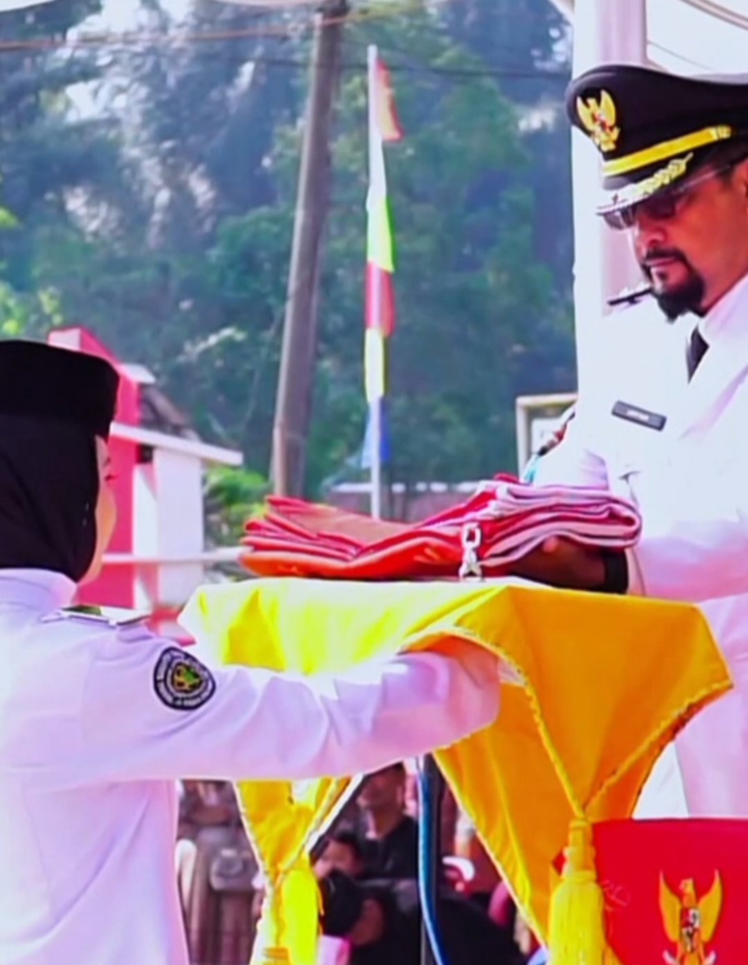 Dua Pesan Krusial Camat Pasirkuda Cianjur Saat Upacara HUT ke-81 RI
