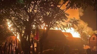 75 Rumah Adat Sade Terbakar, Kerugian Kebakaran Capai Rp34 Miliar