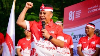 Sekda Jabar Apresiasi Kirab Merah Putih di Kota Bogor