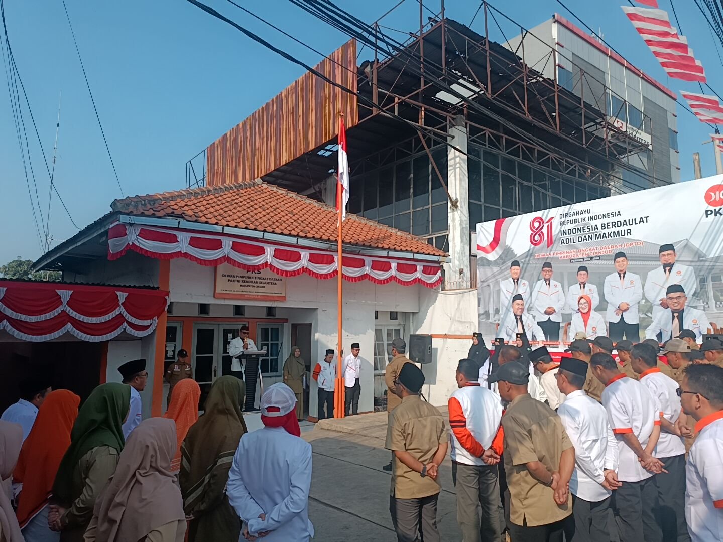 Momentum HUT ke-81 RI, PKS Cianjur Siap Kolaborasi dan Kawal Program Pemkab
