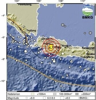 Gempa Magnitudo 4,3 Guncang Cianjur, Kedalaman 5 Kilometer