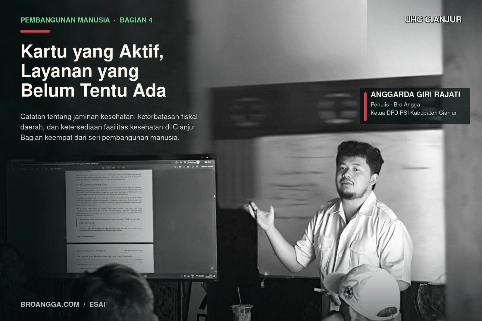 Soroti Perubahan SE Bupati Cianjur Terkait UHC, Anggarda Giri: Warga Butuh Kepastian Pelayanan!