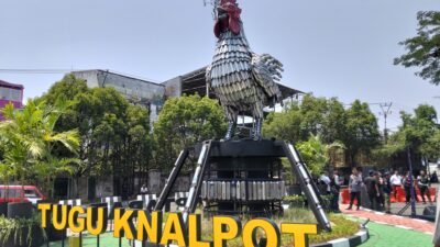 Kapolda Jabar Resmikan Tugu Knalpot Ayam Pelung di Cianjur, Jadi Pesan Edukasi untuk Remaja