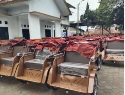 Bantuan Presiden Datang, 120 Unit Becak Listrik Siap Dibagikan di Cianjur