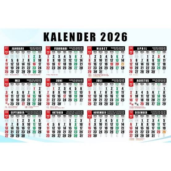 Kalender Oktober 2026 Lengkap: Tanggal Merah, Hari Penting dan Libur Akhir Pekan