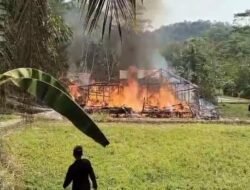 Kebakaran Hanguskan Dua Rumah di Kadupandak, Tak Ada Korban