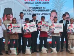120 Unit Becak Listrik Gratis dari Presiden Prabowo Dibagikan di Cianjur, YGSN: Tolong Dipelihara, Jangan Dijual atau Digadaikan!