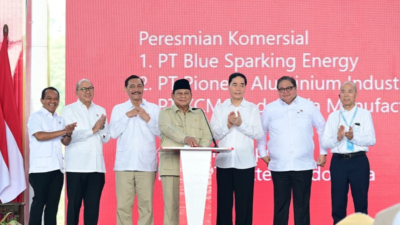 Prabowo Resmikan 11 Proyek Hilirisasi Nikel Senilai Rp180 Triliun di Maluku Utara